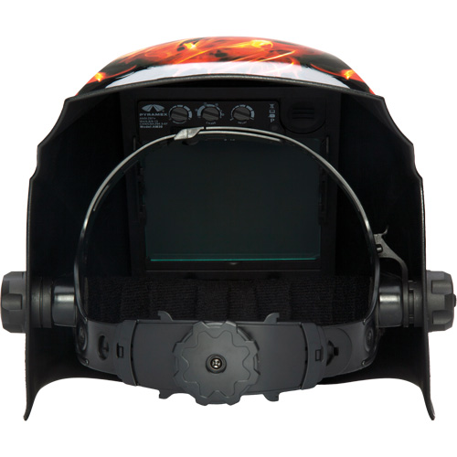 Leadhead&reg; Auto Darkening Welding Helmet, 3.8" L x 3.4" W View Area, 9 - 13 Shade Range Moffatt Supply & Specialties