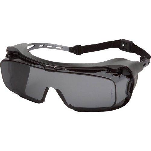 Cappture Safety Glasses, Grey Lens, Anti-Fog, ANSI Z87+/Meets/Exceeds CSA Z94.3 Moffatt Supply & Specialties