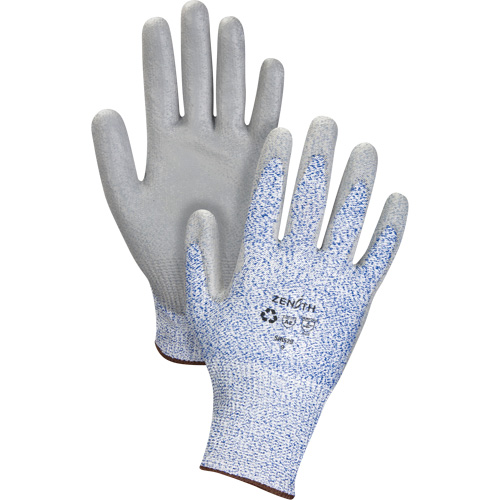 Gants &eacute;lastiques &eacute;cologiques r&eacute;sistants &agrave; la coupe, Taille 9, Calibre 13, Rev&ecirc;tement Polyur&eacute;thane, Enveloppe en PEHP/rPET, ASTM ANSI niveau A2 Moffatt Supply & Specialties