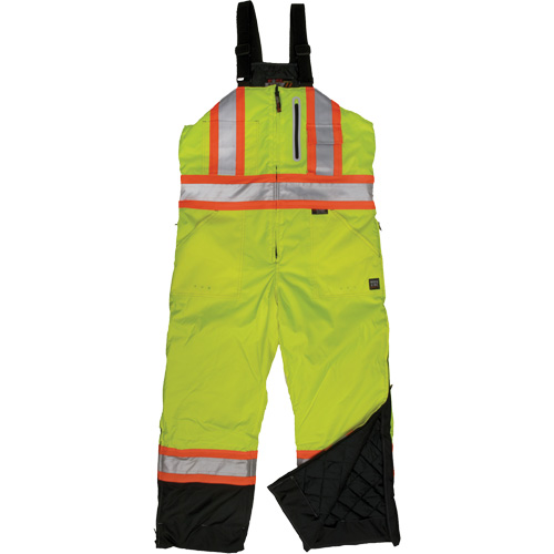 Salopette de s&eacute;curit&eacute; isolante en tissu ind&eacute;chirable, Polyester, T-petit, Jaune lime haute visibilit&eacute; Moffatt Supply & Specialties