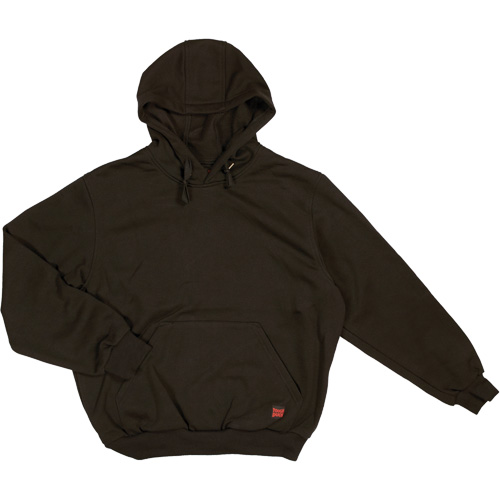 Water Repellent Fleece Pullover Hoodie, Men's, Small, Black Moffatt Supply & Specialties