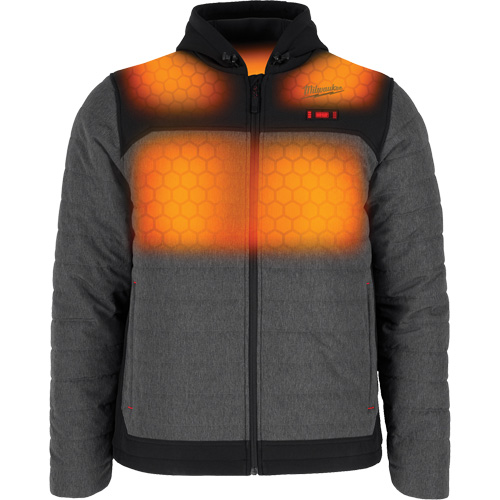 M12 Heated Quietshell Jacket with Battery, Men's, Small, Grey Moffatt Supply & Specialties