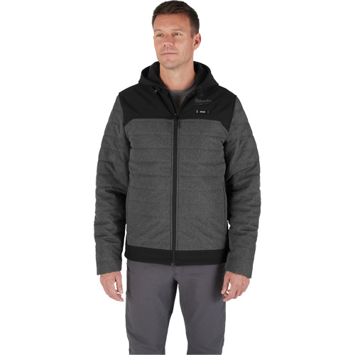 M12 Heated Quietshell Jacket with Battery, Men's, Small, Grey Moffatt Supply & Specialties