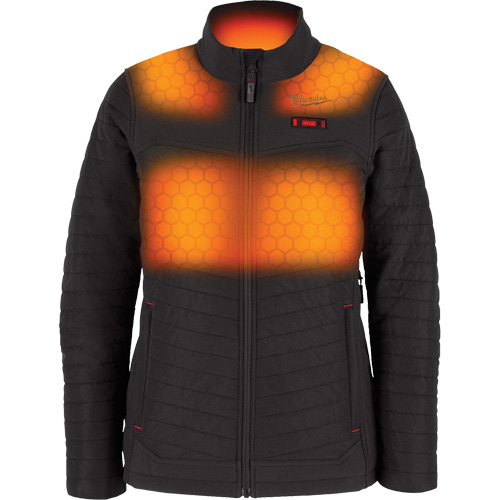 Manteau chauffant M12 Axis avec pile, Femmes, Grand, Noir Moffatt Supply & Specialties
