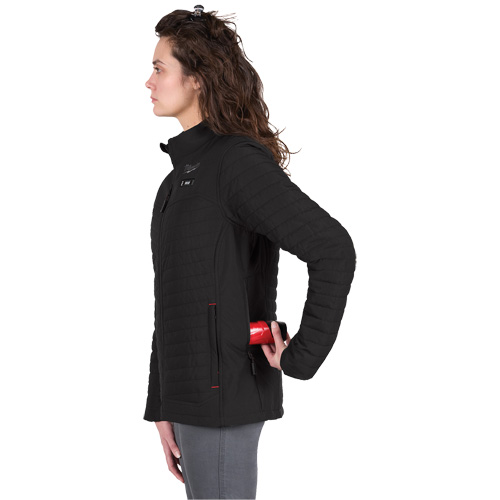 Manteau chauffant M12 Axis avec pile, Femmes, Grand, Noir Moffatt Supply & Specialties
