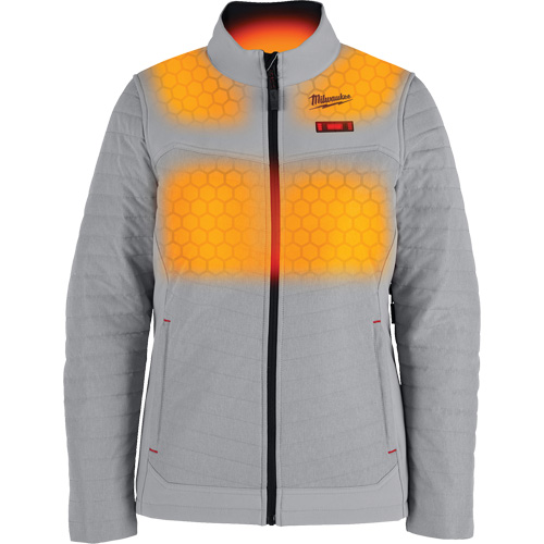 Manteau chauffant M12 Axis avec pile, Femmes, 2T-Grand, Gris Moffatt Supply & Specialties