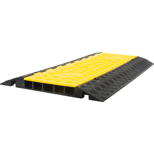 Polyurethane Cable Protector, 5 Channels, 35.43" L x 19.69" W x 2" H Moffatt Supply & Specialties