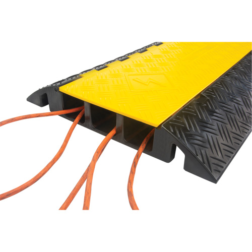 Polyurethane Cable Protector, 5 Channels, 35.43" L x 19.69" W x 2" H Moffatt Supply & Specialties
