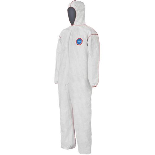 SFR Coveralls with Hood, Medium, White, Tyvek&reg; 400 Moffatt Supply & Specialties