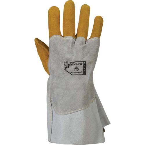 Endura&reg; 335DBP Welding Gloves, Split Cowhide/Split Elkhide, Size Small Moffatt Supply & Specialties
