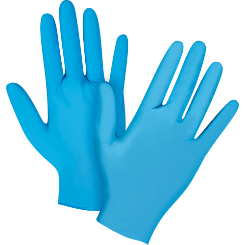 Vending Pack Disposable Gloves, Small, Nitrile, 4.5-mil, Powder-Free, Blue, Class 2 Moffatt Supply & Specialties