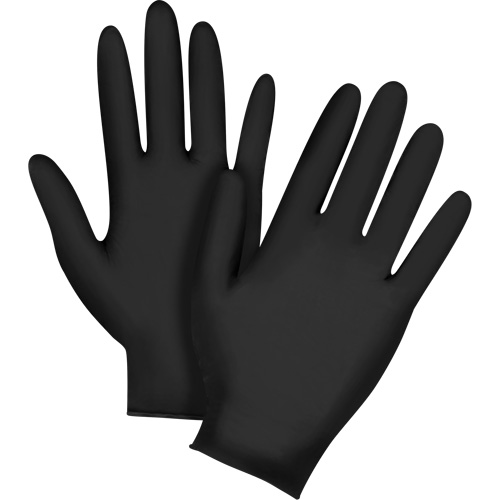 Vending Pack Disposable Gloves, Small, Nitrile, 5-mil, Powder-Free, Black, Class 2 Moffatt Supply & Specialties