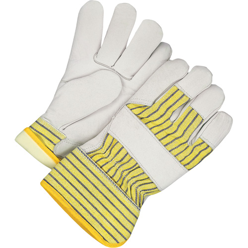 Lined Fitter's Gloves with Safety Cuff, 3X-Large, Grain Cowhide Palm, Thinsulate Inner Lining Moffatt Supply & Specialties