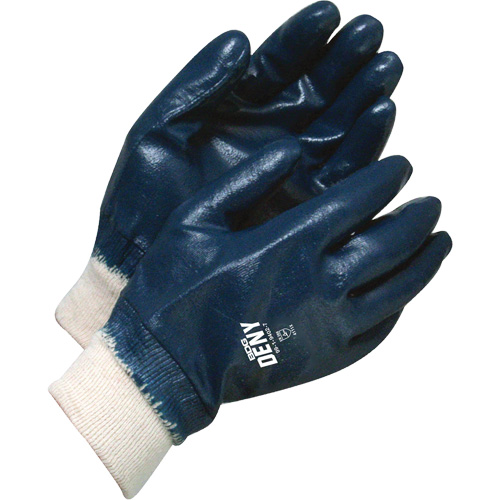 Deny&reg; Gloves with Knit Wrist, 11, Nitrile Coating, Cotton Shell Moffatt Supply & Specialties