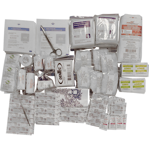 Trousse de premiers soins de base et recharge Shield, R&eacute;pond &agrave; la norme CSA Z1220-17 type 2 environnements &agrave; faible risque, Moyen (26-50 travailleurs) Moffatt Supply & Specialties