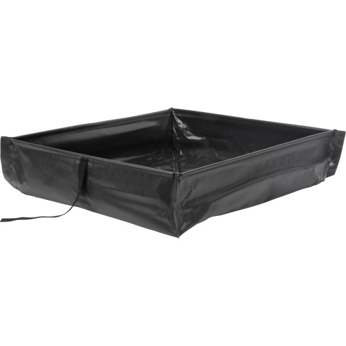 Collapsible Roll-Up Spill Berm, 15 US gal. Capacity, 2' W x 2' L x 6" H Moffatt Supply & Specialties