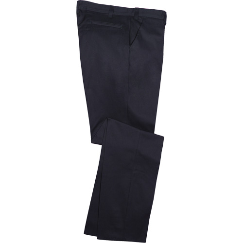 Industrial Work Pants, Cotton, Navy Blue, Size 30, 32 Inseam Moffatt Supply & Specialties