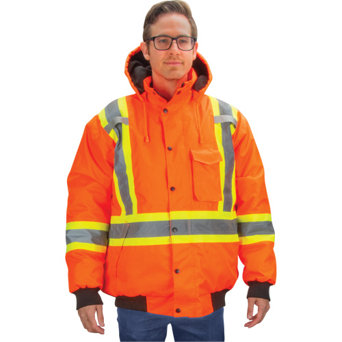 Parka d'hiver imperm&eacute;able 7-en-1, Orange haute visibilit&eacute;, Grand Moffatt Supply & Specialties