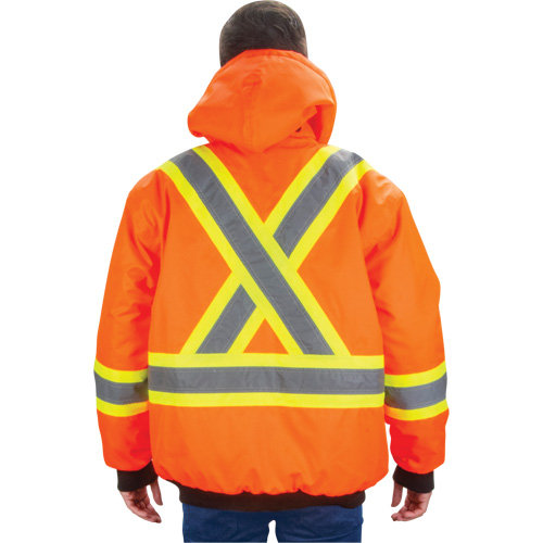 Parka d'hiver imperm&eacute;able 7-en-1, Orange haute visibilit&eacute;, Grand Moffatt Supply & Specialties