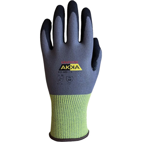 Gants r&eacute;sistants &agrave; la coupe interm&eacute;diaires KO-400, Taille 6, Calibre 15, Rev&ecirc;tement Nitrile, Enveloppe en Nylon/PEHP/Spandex/Graph&egrave;ne, ASTM ANSI niveau A4/EN 388 niveau D Moffatt Supply & Specialties