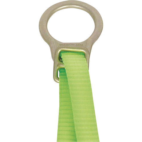 SA-5405-6 Shock Absorbing Lanyard, 6', Snap Hook Center, Snap Hook Leg Ends, Polyester Moffatt Supply & Specialties