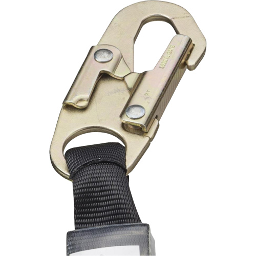 SA-5502-6 Shock Absorbing Lanyard, 6', Form Hook Center, Snap Hook Leg Ends, Galvanized Steel Moffatt Supply & Specialties