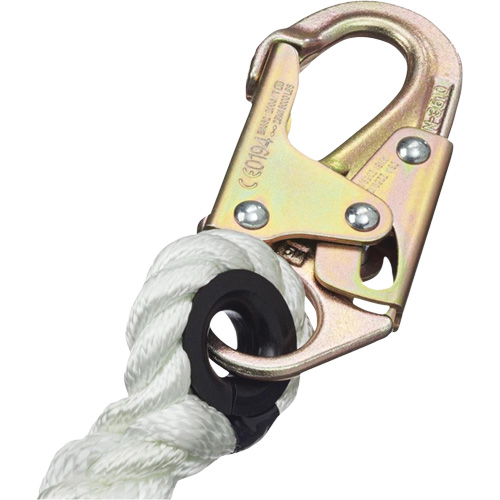 LAN-1222-4 5/8" Restraint Rope Lanyard, 1 Legs, 4', CSA Class A Moffatt Supply & Specialties
