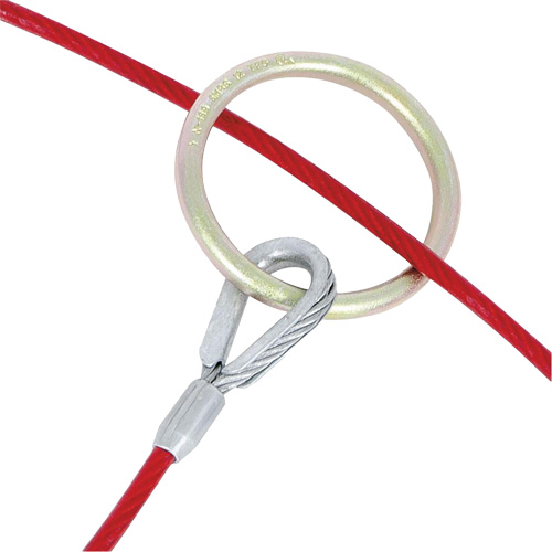 AS-21110-6 6' Cable Anchor with O-Ring Ends, Sling, Permanent Use Moffatt Supply & Specialties