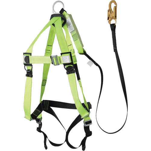 FBH-10000A5440-6 6' Class A Harness & Lanyard with 220 lbs. Capacity, Harness/Lanyard Combo Moffatt Supply & Specialties