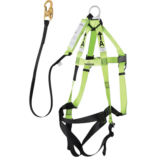 FBH-10000A5440-6 6' Class A Harness & Lanyard with 220 lbs. Capacity, Harness/Lanyard Combo Moffatt Supply & Specialties