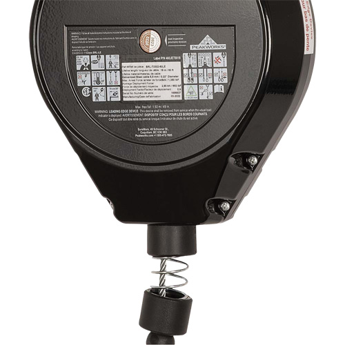 SRL-73302-60LE Self-Retracting Lifeline, 60', Galvanized Steel, Swivel Moffatt Supply & Specialties