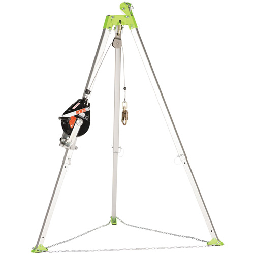 SRL-73303-60 Cable Self-Retracting Lifeline with Recovery, 60', Galvanized Steel, Swivel Moffatt Supply & Specialties