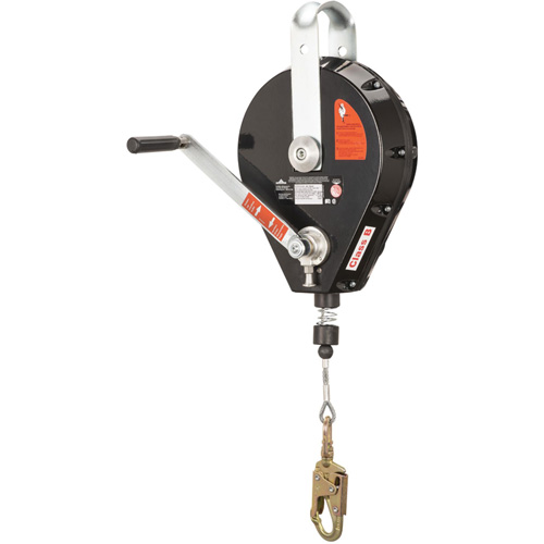SRL-73303-96 Cable Self-Retracting Lifeline with Recovery, 96', Galvanized Steel, Swivel Moffatt Supply & Specialties