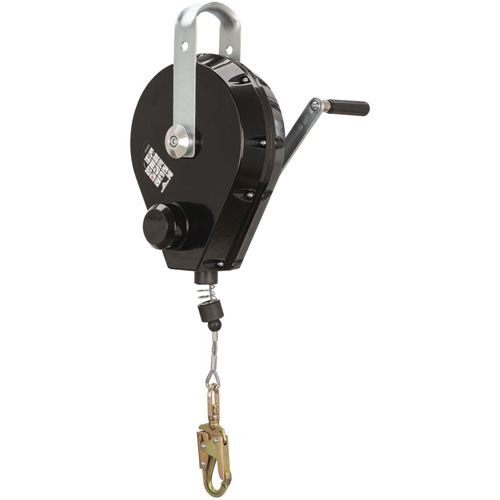 SRL-73303-96 Cable Self-Retracting Lifeline with Recovery, 96', Galvanized Steel, Swivel Moffatt Supply & Specialties