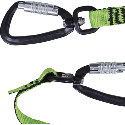 TT-9903 Slim Line Tool Lanyard, Bungee, Dual Carabiner Moffatt Supply & Specialties