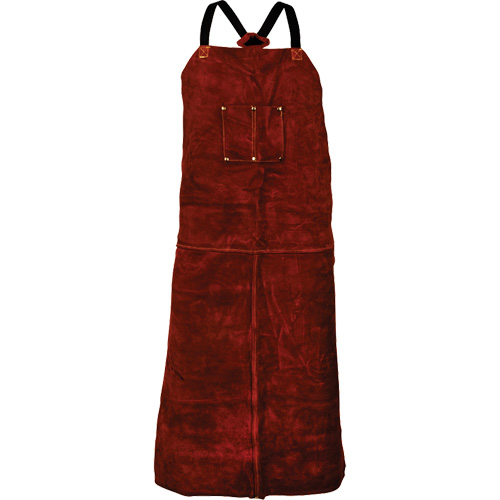 Tablier en cuir de vache Tillman 3842, Salopette, 42" lo, Brun Moffatt Supply & Specialties