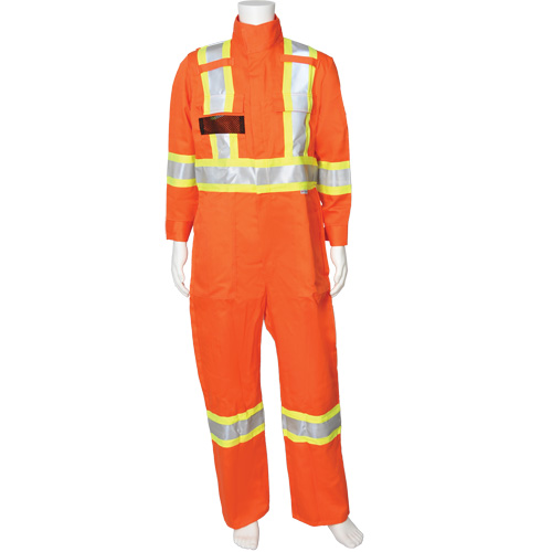 Firewall FR&reg; High-Visibility FR Coveralls, Size Small, High Visibility Orange, 9.2 cal/cm² Moffatt Supply & Specialties