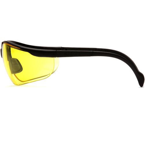 Lunettes de s&eacute;curit&eacute; &agrave; demi-monture Venture II, Lentille Ambr&eacute;e, ANSI Z87+/MCEPS GL-PD 10-12/R&eacute;pond ou surpasse la norme CSA Z94.3 Moffatt Supply & Specialties