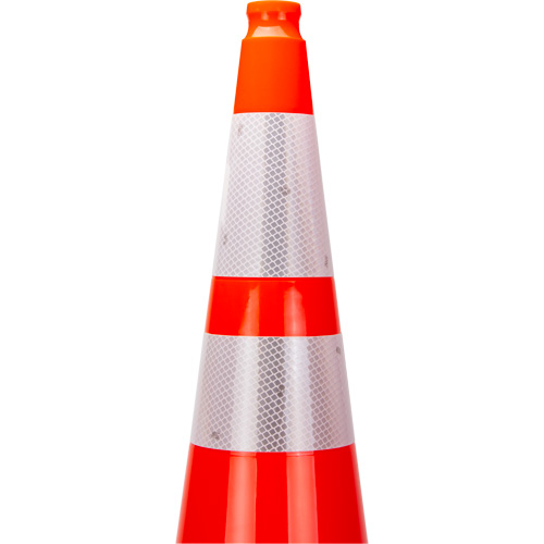 Premium Traffic Cone, 36", Orange, 4" & 6" Reflective Collar(s) Moffatt Supply & Specialties