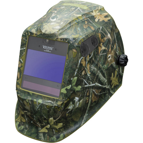 Masque de soudage VIKING 2450 s&eacute;rie ADV White Tail Camo, 3,82" lo x 2,44" la Champ de vision, Teinte 5 - 13 Moffatt Supply & Specialties