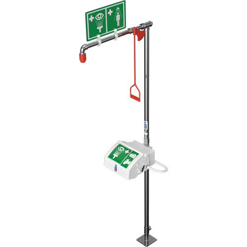 Combination Shower with Closed ABS Bowl & Top Inlet, Pedestal Moffatt Supply & Specialties
