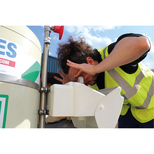 Mobile Self-Contained Emergency Safety Shower with Eye & Face Wash, 30 gal. Capacity, Meets None Moffatt Supply & Specialties