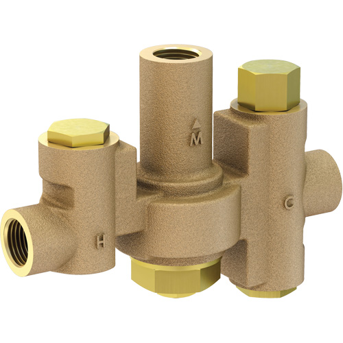 Low Capacity Thermostatic Mixing Valve for Individual Eye/Face Wash Stations, 2 - 35.1 GPM Moffatt Supply & Specialties