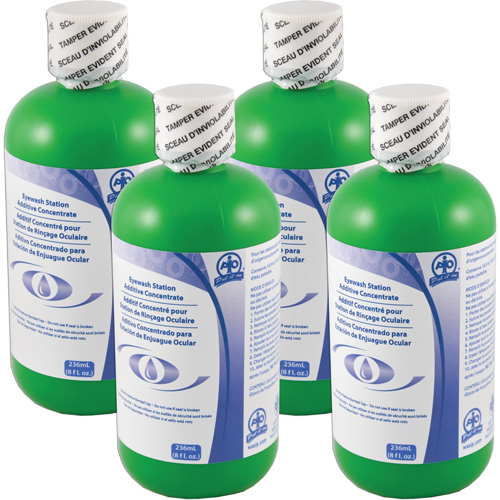Additive to Preserve Water in Self-Contained Emergency Eye Wash Stations, Canada, 4 Pack, 8 oz. Moffatt Supply & Specialties