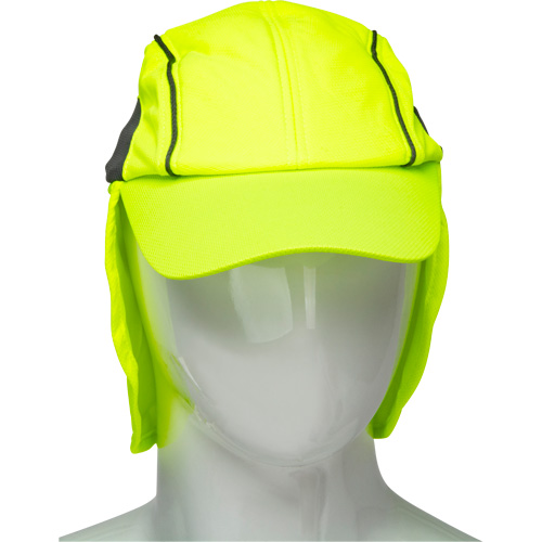 Cooling Hat with Neck Shade, Hi-Vis Lime Moffatt Supply & Specialties