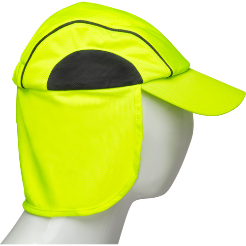 Cooling Hat with Neck Shade, Hi-Vis Lime Moffatt Supply & Specialties