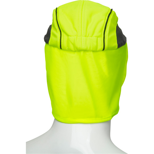 Cooling Hat with Neck Shade, Hi-Vis Lime Moffatt Supply & Specialties