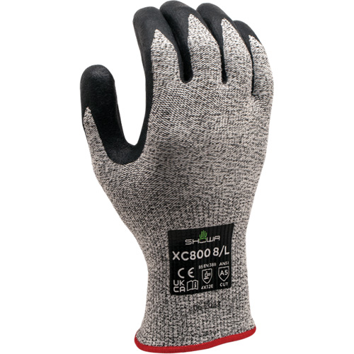 Gants r&eacute;sistants &agrave; la coupe XC800, Taille 6/Petit, Calibre 13, Rev&ecirc;tement Nitrile, Enveloppe en PEHP, ASTM ANSI niveau A5/EN 388 niveau E Moffatt Supply & Specialties
