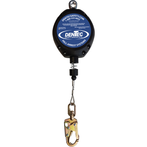 Cable Self Retracting Lanyard with Composite Housing, 30', Swivel Moffatt Supply & Specialties