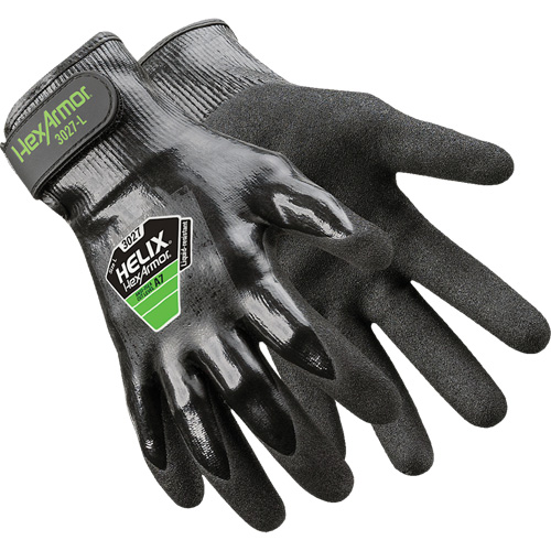 Gants Helix 3027, Taille 6/T-petit, Calibre 21, Rev&ecirc;tement Nitrile, Enveloppe en PEHP, ASTM ANSI niveau A7 Moffatt Supply & Specialties
